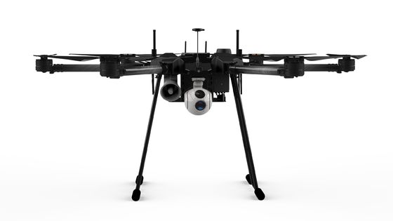 Drone multi rotor potente de alto desempenho com controle remoto