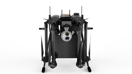 Drone industrial de 10L para pulverização de medicamentos com bocal de mistura e bomba de pulverização de hélice