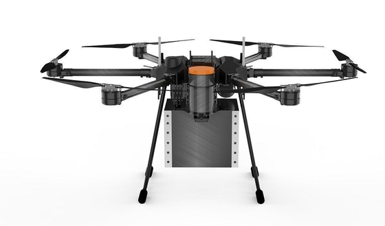 Drone industrial de 10L para pulverização de medicamentos com bocal de mistura e bomba de pulverização de hélice