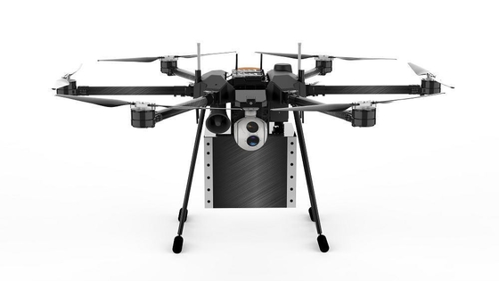 Drone industrial de 10L para pulverização de medicamentos com bocal de mistura e bomba de pulverização de hélice