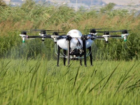 Drones autónomos personalizáveis para agricultura M6E-1 6 rotores Drone agrícola autónomo