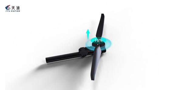 Drone agrícola elétrico para aplicação de propagação de culturas de Knapsack