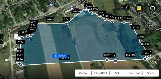 Dcu e programa automático Uav campo de cultivo pulverização drone pulverizador