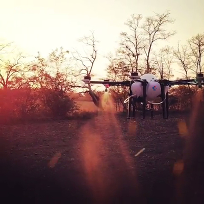 TTA 10L Dcu e programa automático UAV campo de cultivo pulverização drone pulverizador