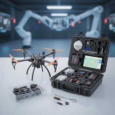 Kit técnico de drones RTK de posicionamento de alta precisão com resistência ao vento de nível 7 e design modular para treinamento de UAV