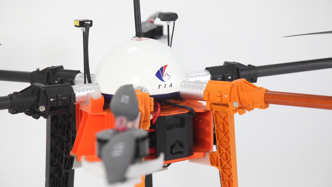Drone de pulverização agrícola de grande porte com tempo de trabalho efetivo de 10-12 minutos