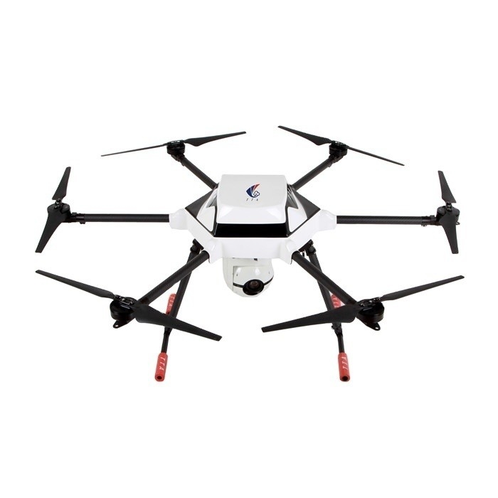 Tta 16 kg Carga útil Fácil de operar UAV Agricultura Pulverizador de culturas Drone Online Suporte técnico