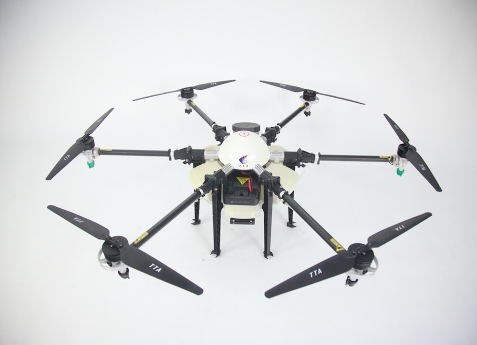 Tta M6E 10 kg/L Câmara de carga útil Helicóptero de drones pesticidas para monitorização ambiental