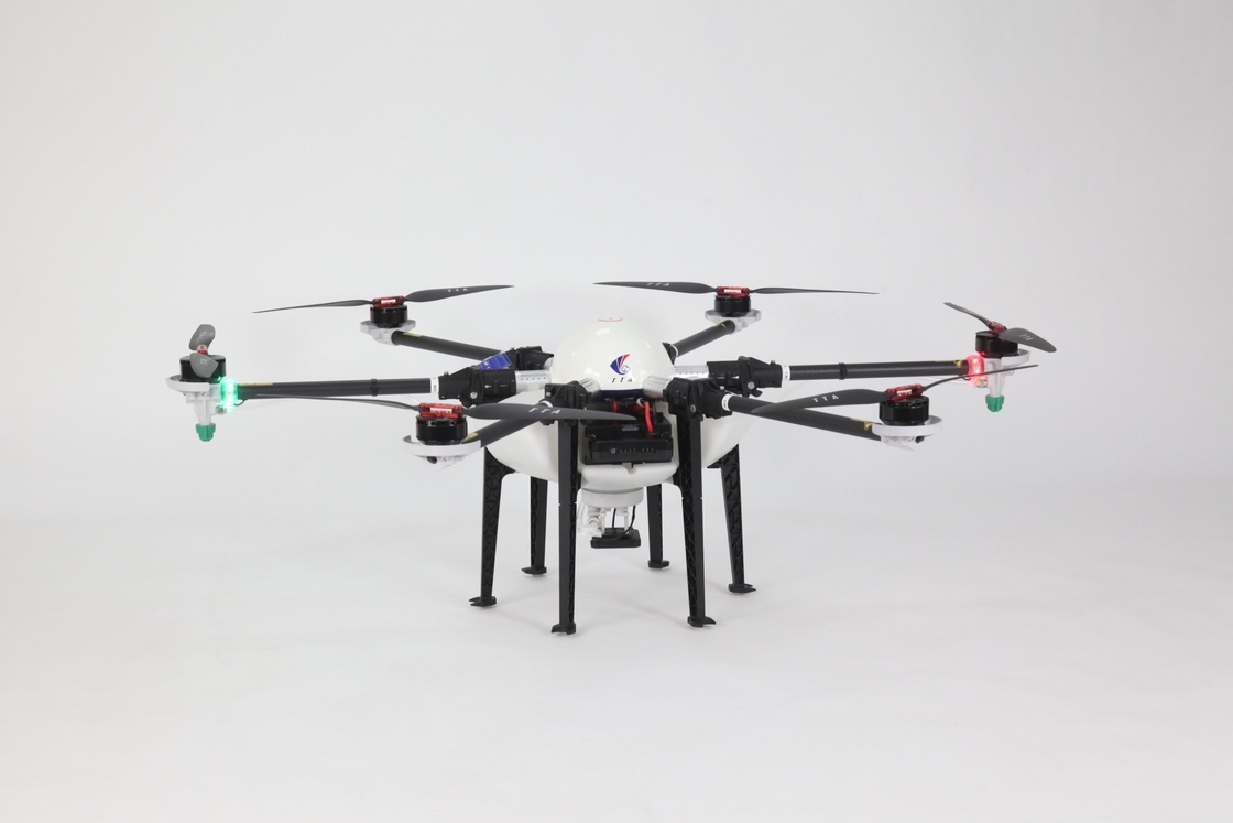 10 kg Carga útil Branco e Azul Tta M6e Agricultura Agricultura Uav Pulverização Grande Drone Agricultura